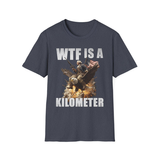 WTF is a Kilometer?! – George Washington Eagle Assault Tee